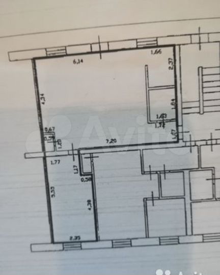 Свободного назначения, 55.5 м²