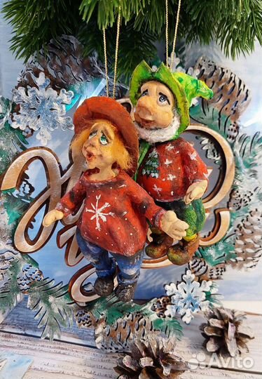 Игрушки на елку ручной работы