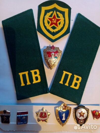 Медаль За службу в танковых войсках погоны СССР