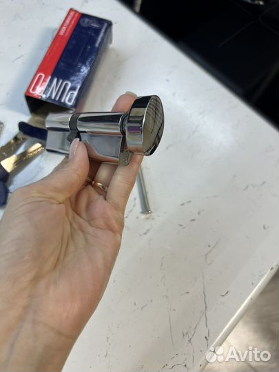 Личинка замка 90 мм (40*50С) с вертушкой