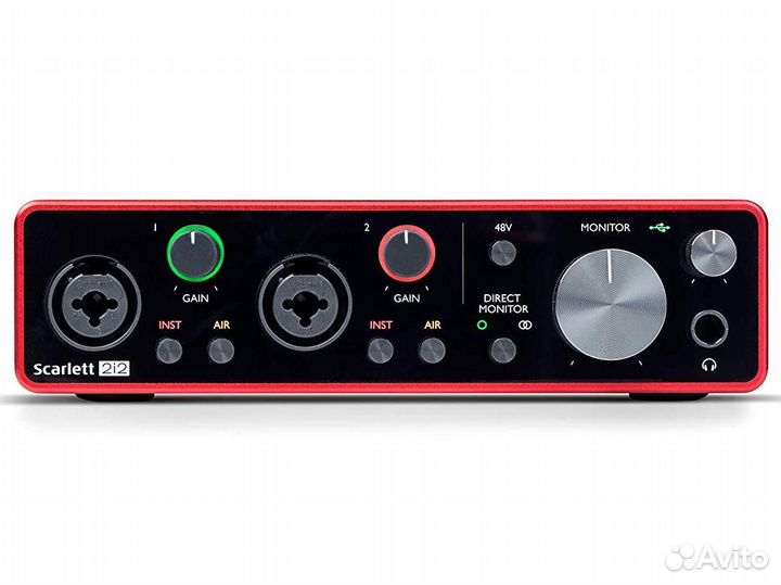 Focusrite Scarlett 2i2 3rd Gen звуковая карта