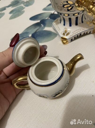 Гжель самовары и чайники