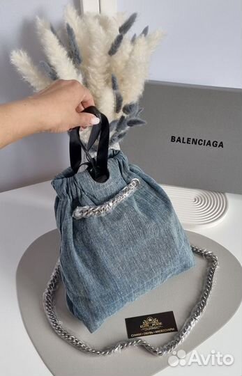 Сумка Balenciaga джинсовая