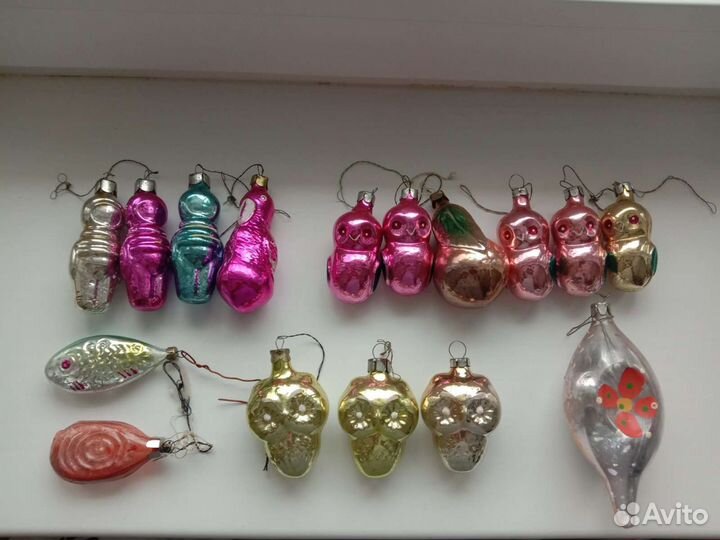 Елочные игрушки СССР одним лотом