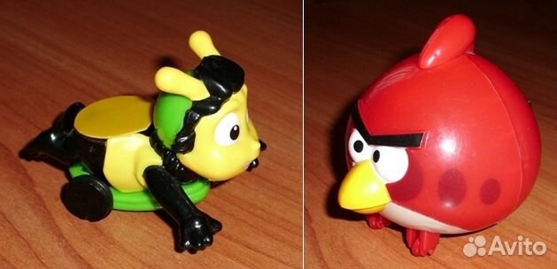 Игрушки Пчелка и Angry Birds инерционные