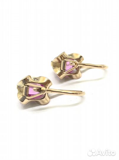 Серьги золотые 583 СССР