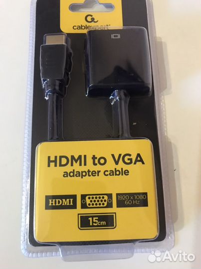 Адаптер кабель 15 см hdmi - VGA