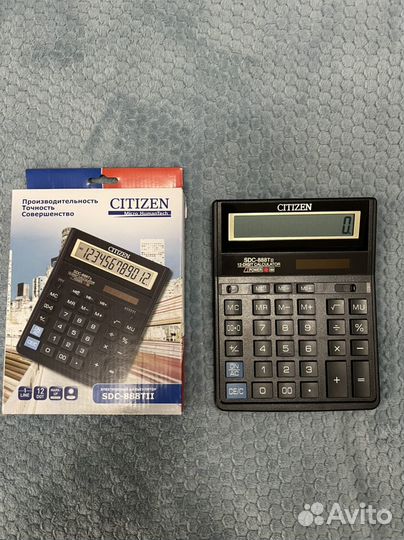 Калькулятор citizen SDC-888TII