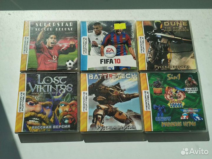 Картриджи Sega md portable