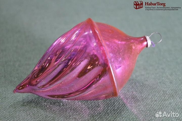 Игрушка елочная новогодняя стеклянная 