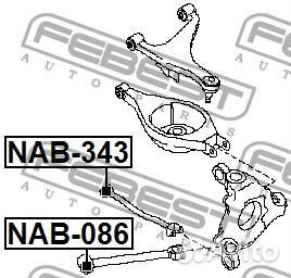 Сайлентблок febest nab343