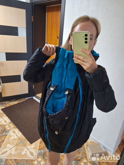 Куртка для беременных зимняя слингокуртка