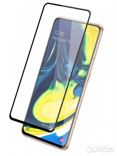 Защитное стекло samsung A80/A90