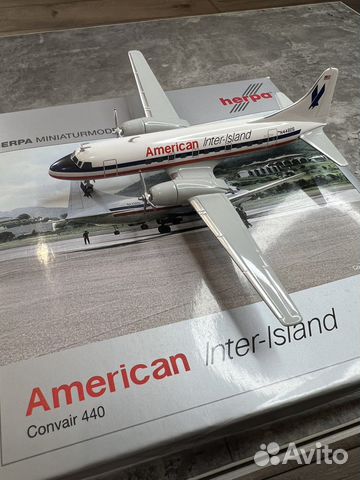 Модель самолета Convair 440 American 1:200