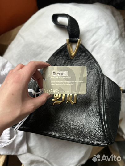 Сумка versace черная