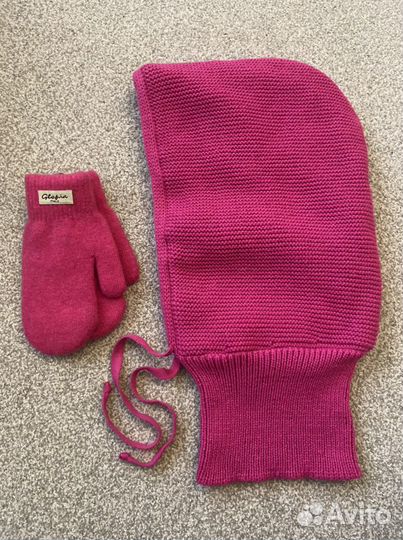 Капор капюшон шапка перчатки варежки