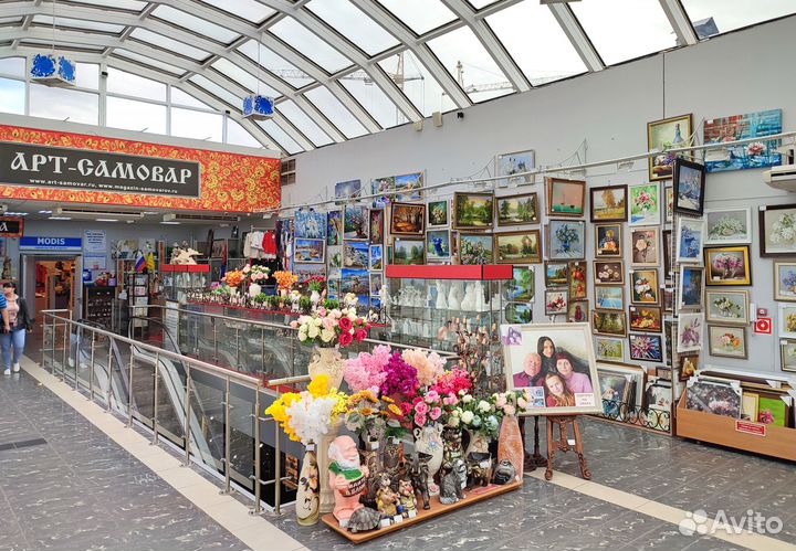 Картина маслом пейзаж в синих тонах море город