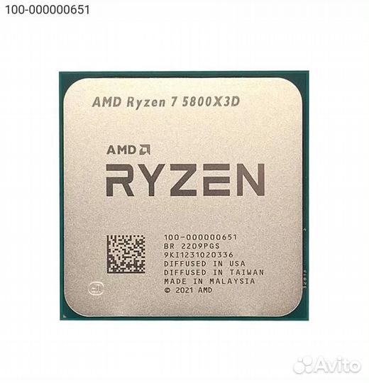 Процессор AMD Ryzen 7-5800X3D 3400мгц AM4, Oem, 10