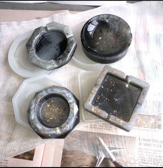 Пепельницы из эпоксидной смолы