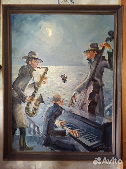 Картина интерьерная 40*65 холст, масло