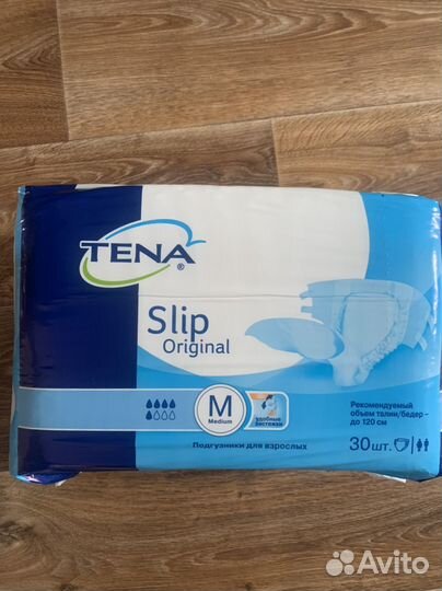 Памперсы для взрослых размер m по 30 штук