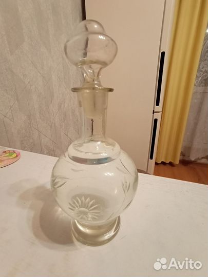 Графин стекло винтаж СССР, рюмки