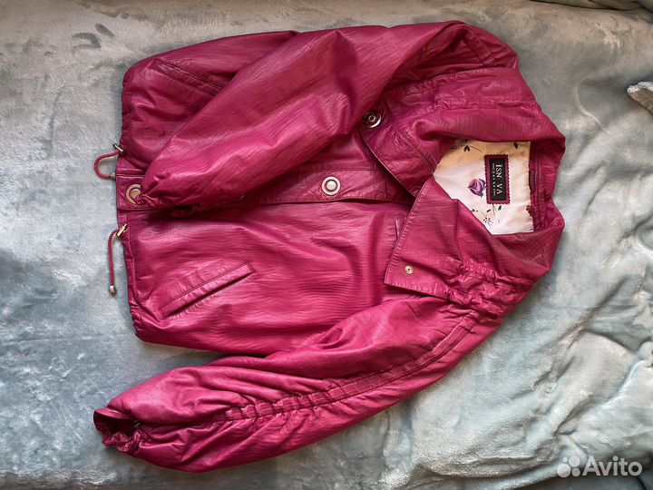 Куртка кожаная женская 48 50