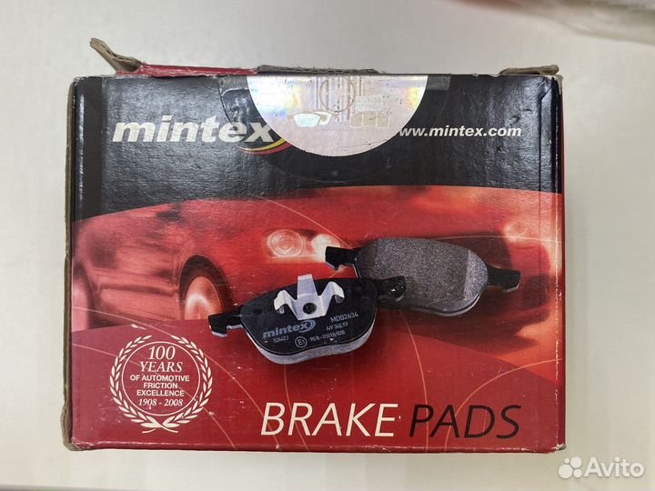 Тормозные колодки задние mercedes