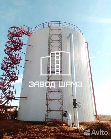 Резервуар вертикальный 500, 700, 1000, 2000 кубов