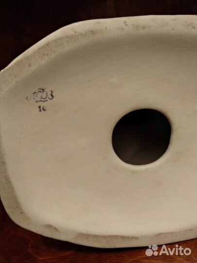 Бюст фарфоровый А.С. Пушкина 23 см, Л.Ф.З