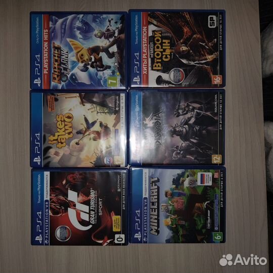 Игры на дисках для ps4