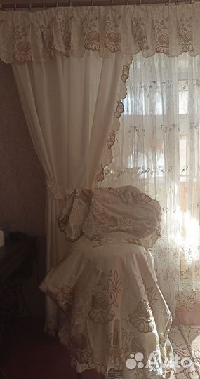 Комплект шторы и тюль