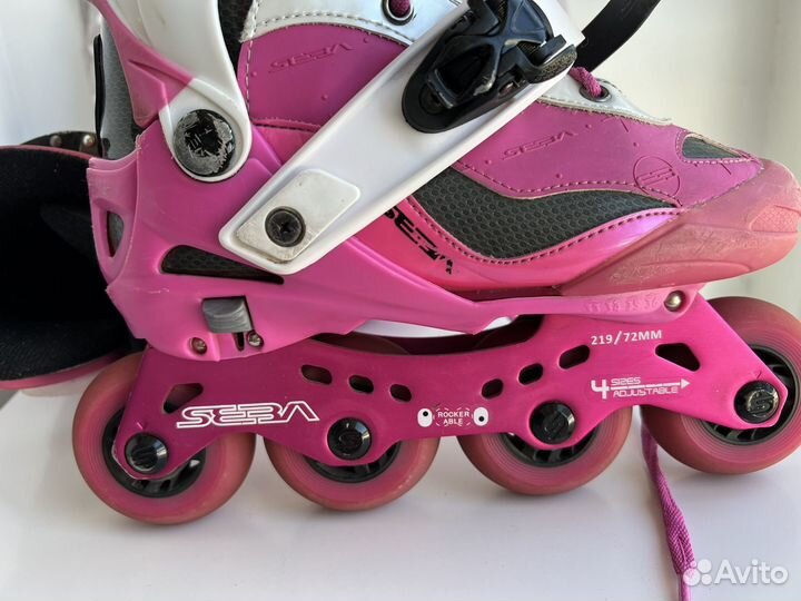 Ролики seba SJ Junior раздвижные р-р 33-36