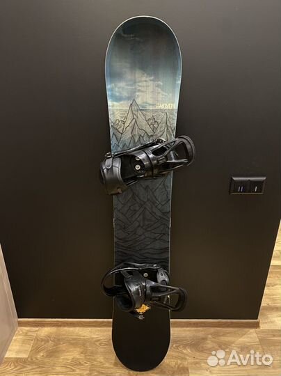 Сноуборд salomon Sight 162w и крепления Burton