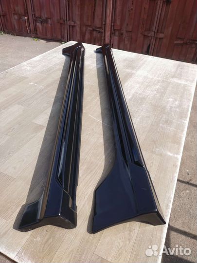 Накладки на пороги лада Веста