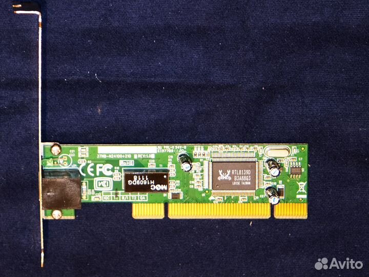 Сетевая карта PCI LAN чип RTL8139D 10/100 Мбит/с