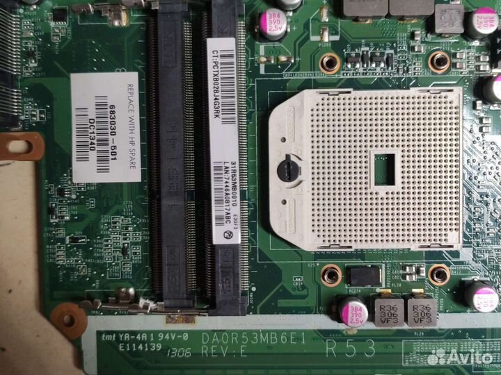 HP G6-2000 (da0r53mb6e0 REV:E)