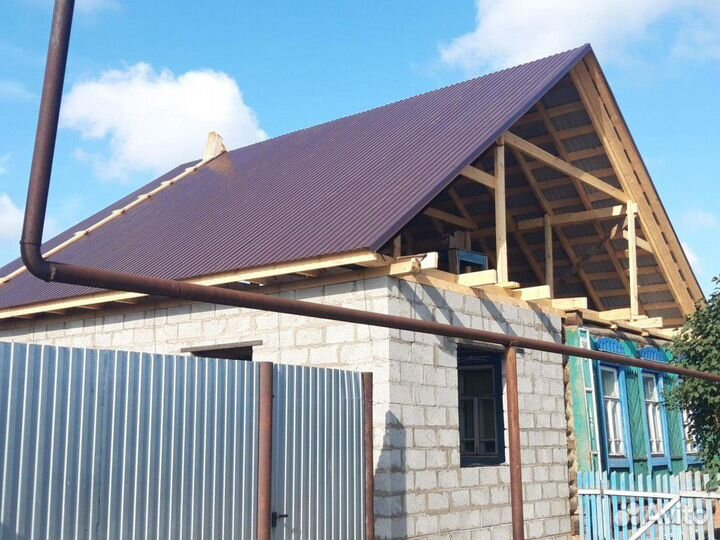 Монтаж крыш и заборов