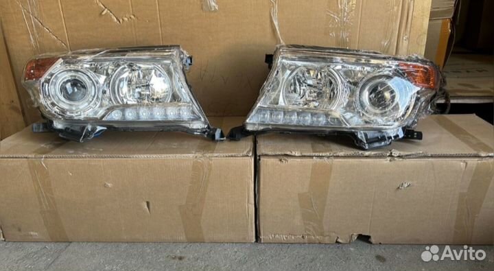 Фары тойота ленд круйзер 200 2012-2015