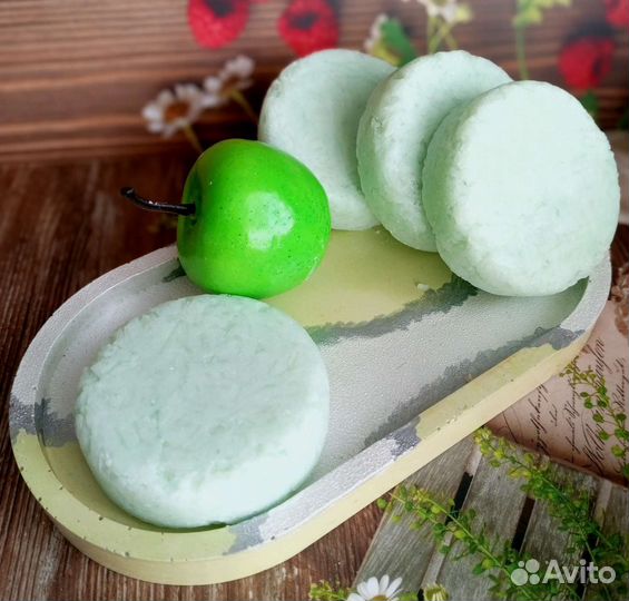 Твердая шампунь