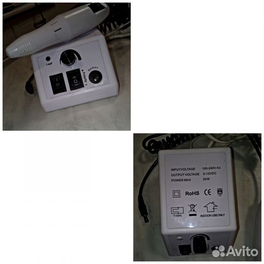 Набор для маникюра с лампой