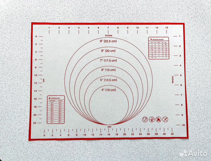 Силиконовый коврик для выпечки