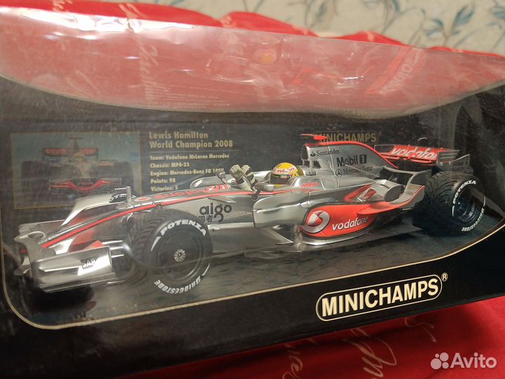 Minichamps 1:18 McLaren MP 4/23 Lewis Hamilton'08