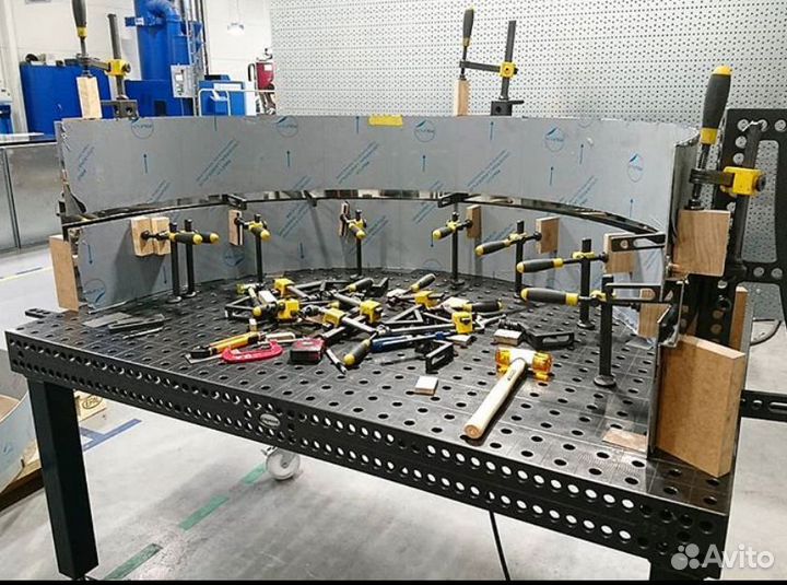 Сварочный 3D стол 1000х800х100 толщиной 8 мм