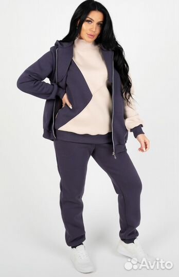 Спортивный костюм женский теплый 48-52р