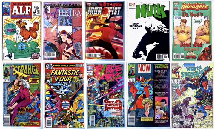Комиксы Marvel синглы