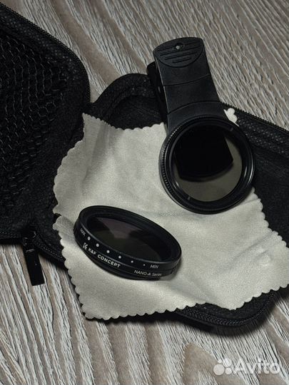 K&F Concept ND8-2000 + CPL фильтр для телефона