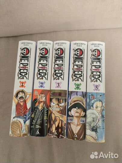 One Piece манга 1-5 книги