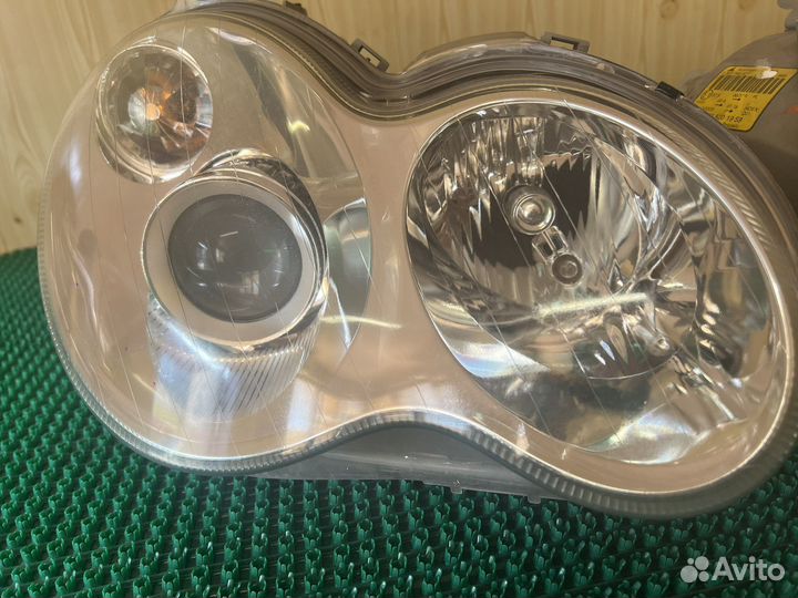 Фары на mercedes w203