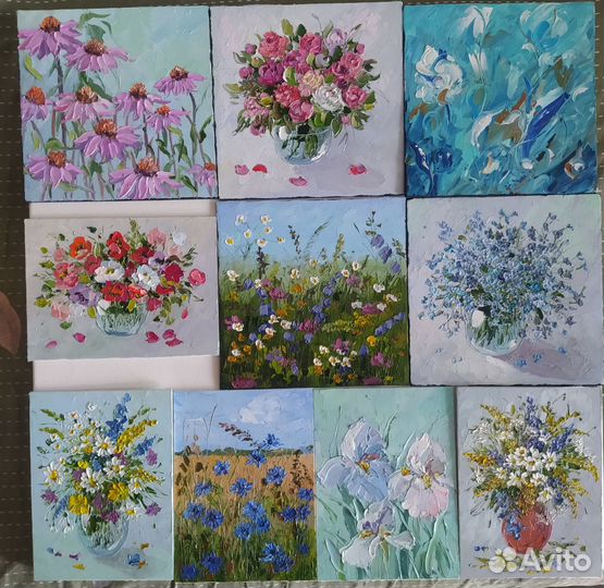 Картины с цветами